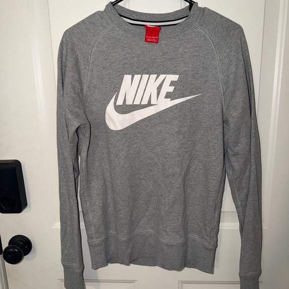 Nike Sweaters - Nike Men's Heather Gray Crewneck Sweater